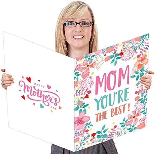 An oversized novelty greeting card